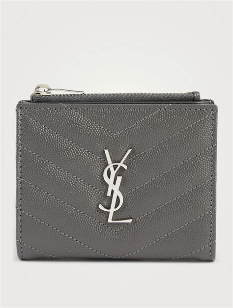 saint laurent zip card holder